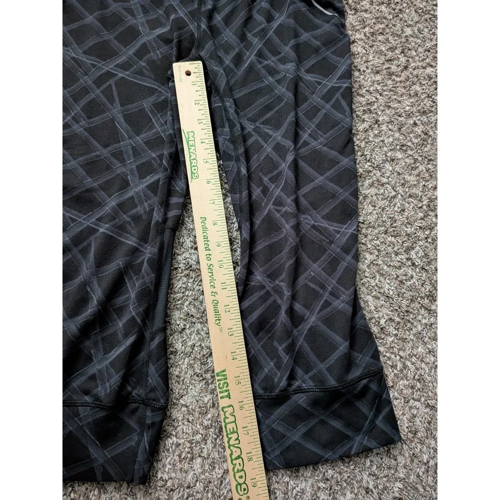 Athleta Splash‎ Relay 929778-01 Black Print Pants Women's Size M